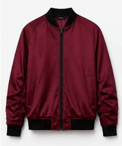 Satin Bomber Jacket
